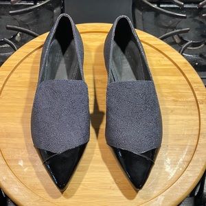 TIBI ANYA Black Point Toe Shoe Size 36.5 which is a Size 6 US - LIke New